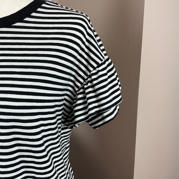 Madewell cotton shirt w/ ruffle sleeves - Picture 2 of 5